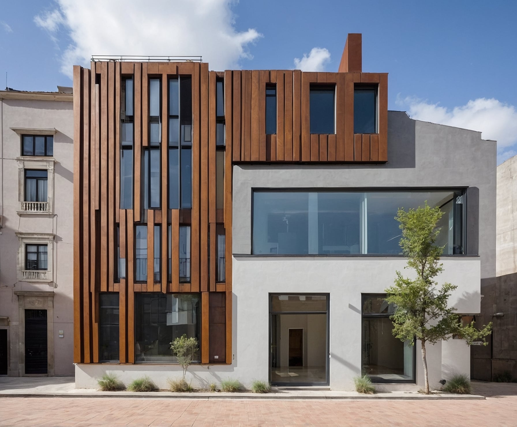 Lofts modernos en almacén revitalizado